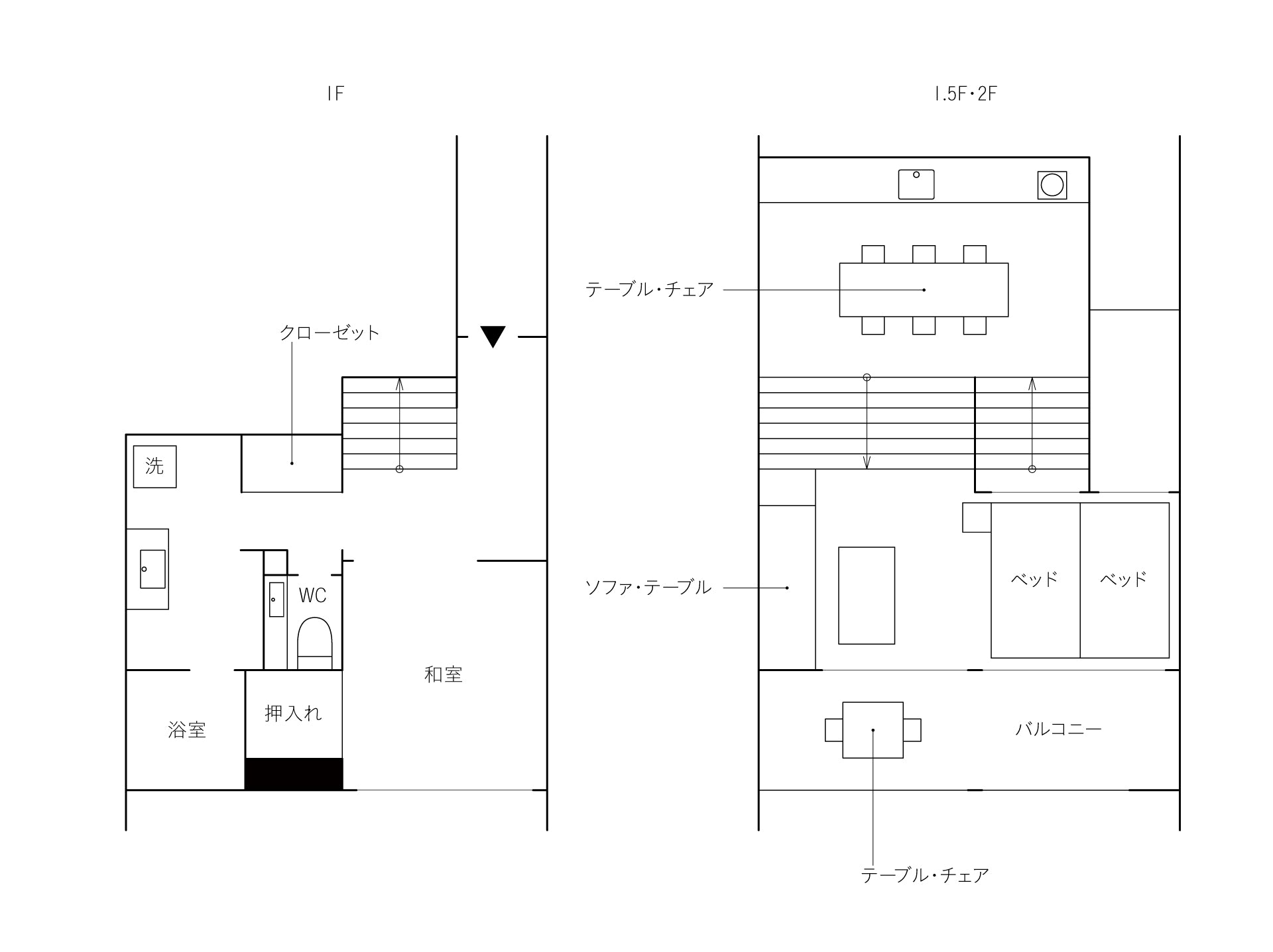 メゾネットワイドテラス