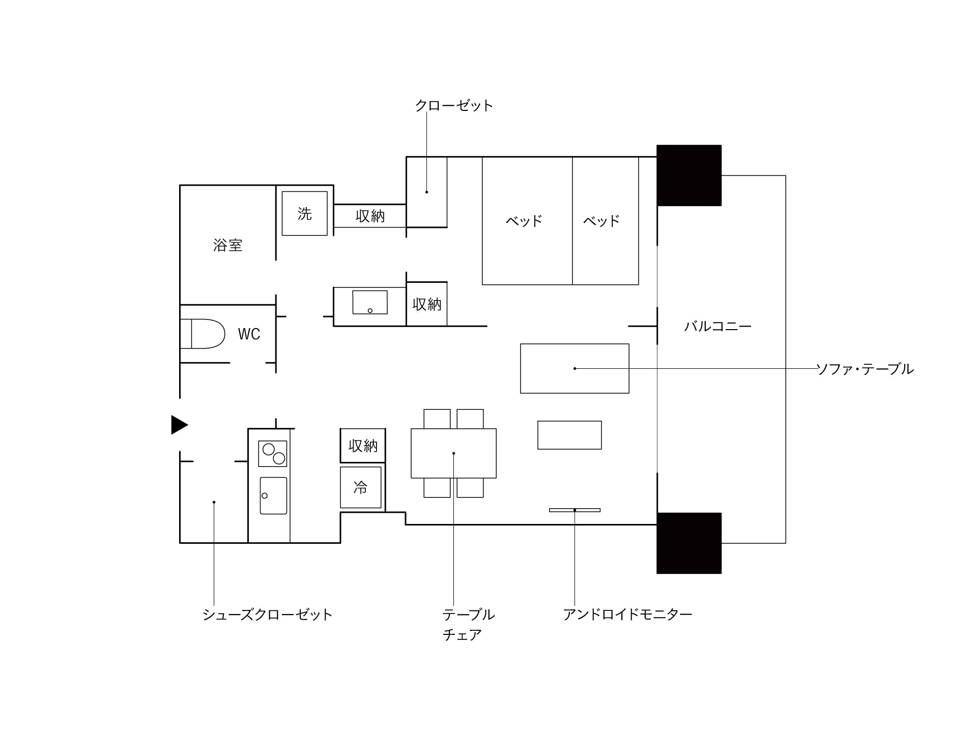 1LDK ROOM - 1022