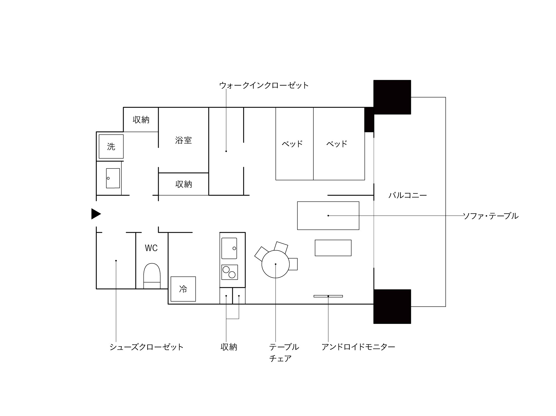 1LDK ROOM - 1010