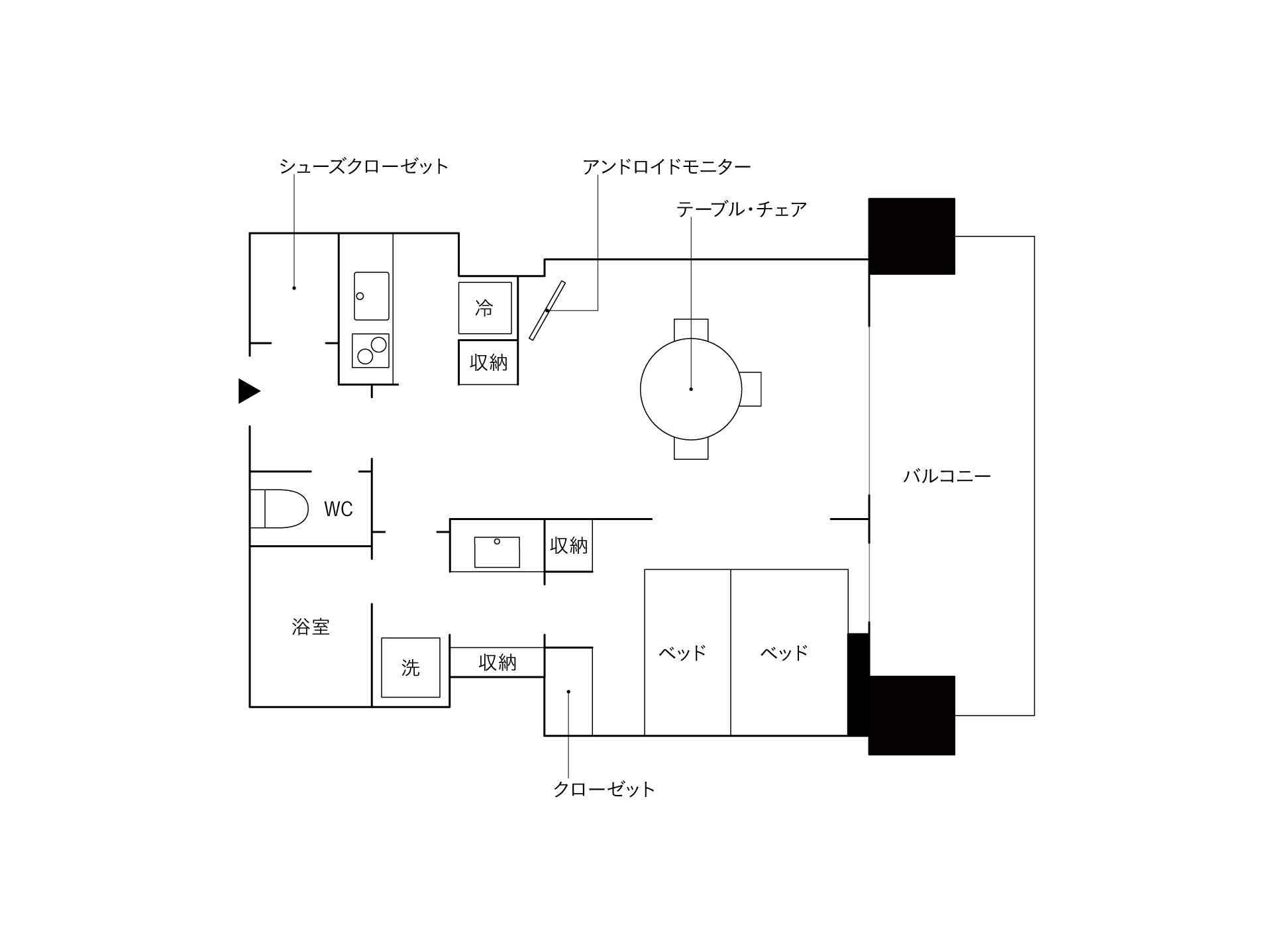 1LDK ROOM - 1019